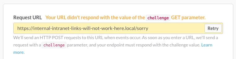 https://internal-intranet-links-will-not-work-here.local/sorry won&#39;t work so a different URL will need to be given before retrying