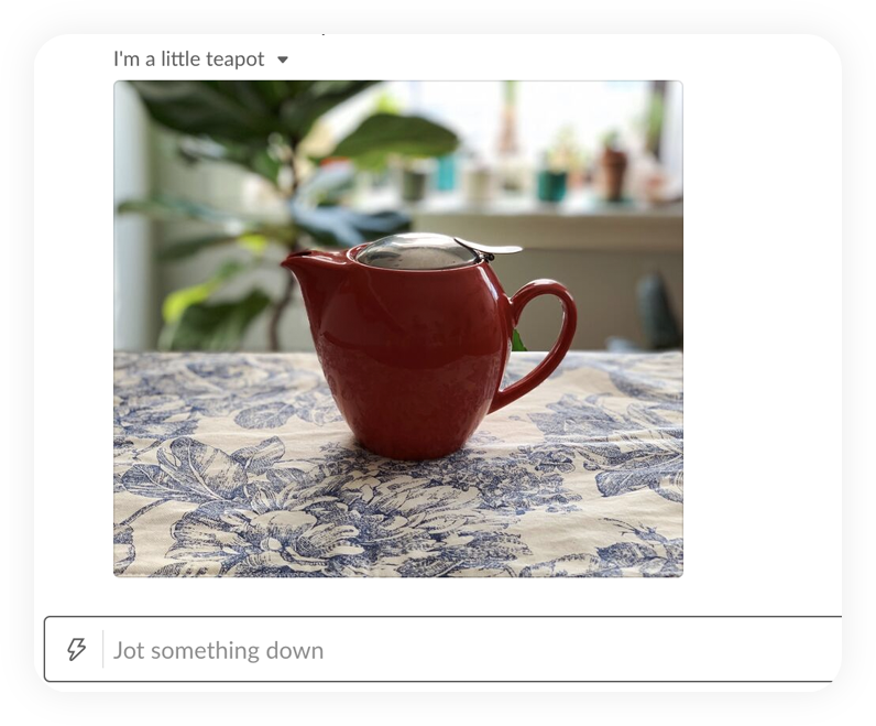 A picture of a teapot